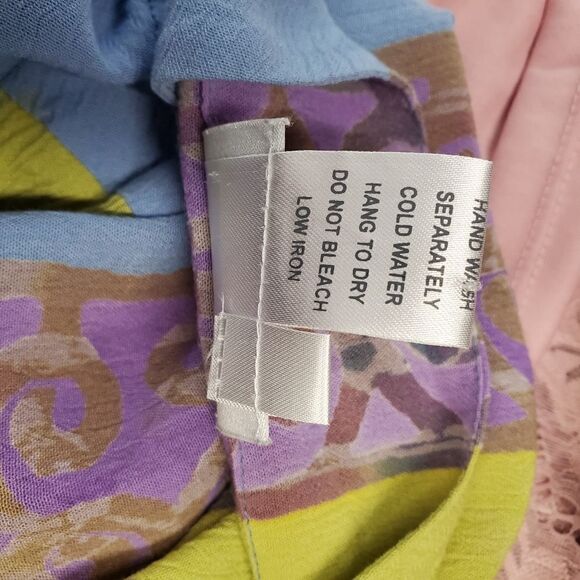 Soft surroundings color block batik kimono topper - Picture 2 of 8